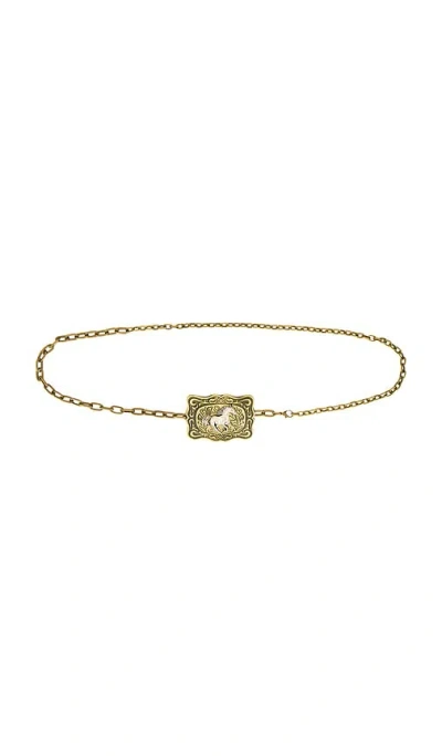 Petit Moments Rodeo Chain Belt In Gold