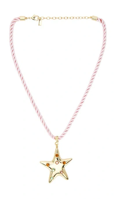 Petit Moments Sea Star Necklace In Green