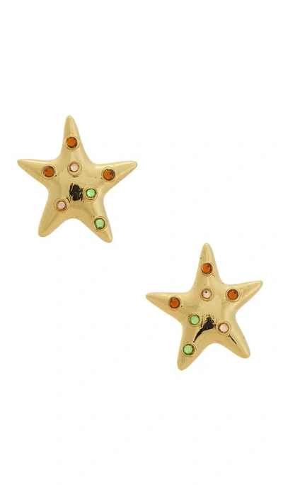 Petit Moments Small Sea Star Earrings In Pink
