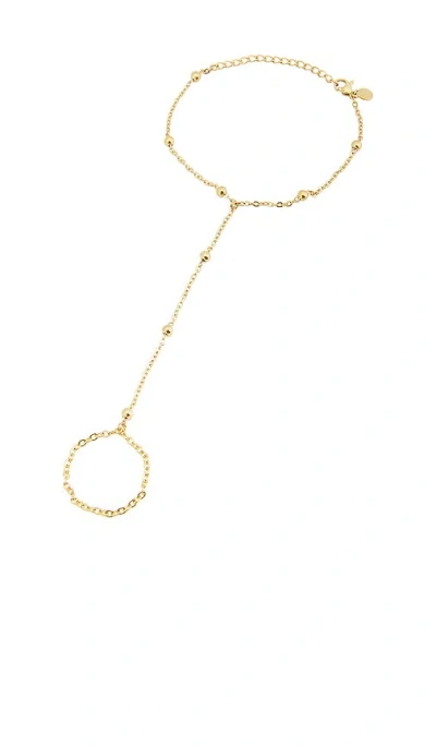 Petit Moments Sol Hand Chain Bracelet In 金色