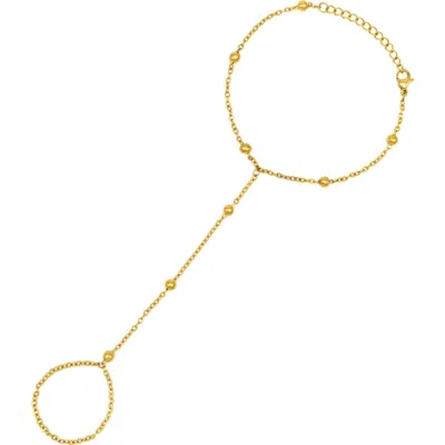 Petit Moments Sol Hand Chain Bracelet In Gold