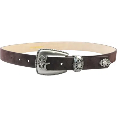Petit Moments Spur Faux Leather Belt In Brown
