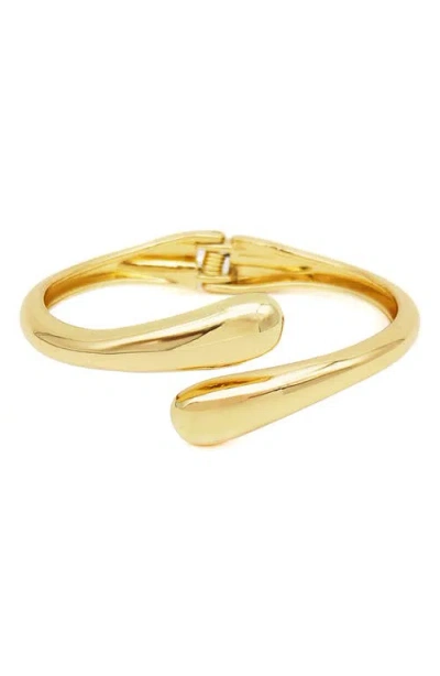 Petit Moments Thin Livorno Bypass Cuff Bracelet In Gold