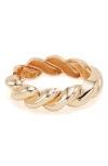 Petit Moments Twisted Bangle Bracelet In Gold