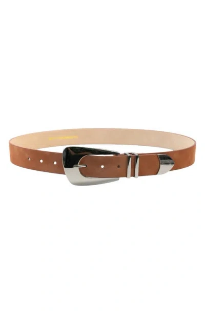 Petit Moments Verve Faux Leather Belt In Brown
