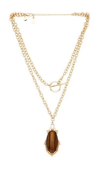 Petit Moments Wander Necklace In Gold