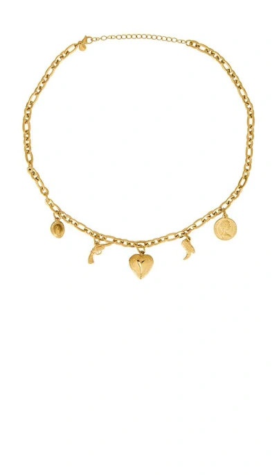 Petit Moments Western Charm Necklace In Gold