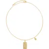 Petit Moments What's Your Sign Zodiac Pendant Necklace In Gold