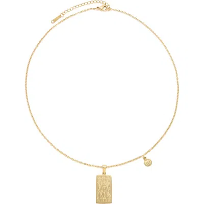 Petit Moments What's Your Sign Zodiac Pendant Necklace In Gold