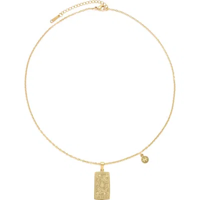 Petit Moments What's Your Sign Zodiac Pendant Necklace In Gold