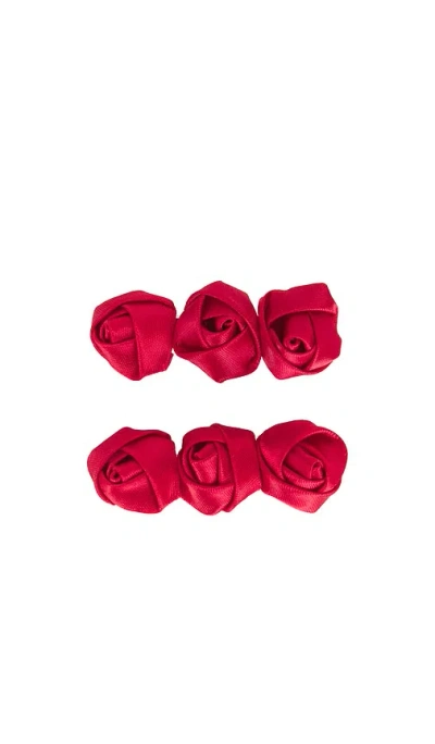 Petit Moments X Scott King Hair Olivia Barrette Clips In Red