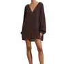Petit Peony Vacation Mini Dress In Freckle In Multi