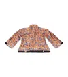 Petit Pli Patterned Versatile Top In Multi