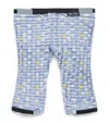 Petit Pli Patterned Versatile Trousers In Blue