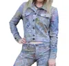 Petit Pois By Viviana G City Nights Jacket In Multi In Multi