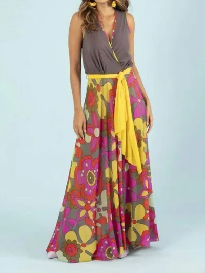 Petit Pois By Viviana G Retro Maxi In Pink In Blue