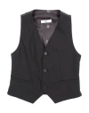 Petit Toddler Boy Tailored Vest Black Size 6 Cotton, Polyester, Elastane In Black