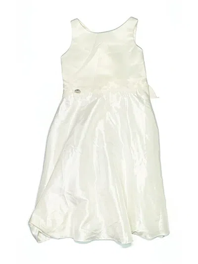Pre-owned Petite Adele Kids' Dress In Ivory
