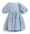 Petite Amalie Agnes Babydoll Dress In Blue