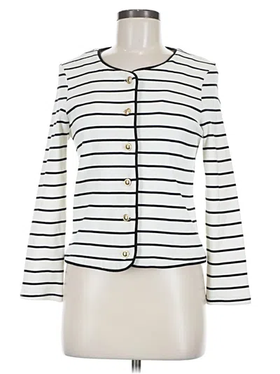 Pre-owned Petite Assembly Cardigan Sweater In White