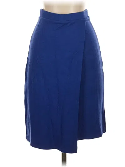 Pre-owned Petite Assembly Casual Skirt In Blue