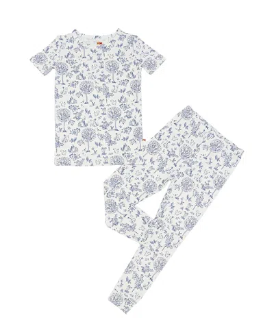 Petite Hailey Girls' Bamboo Pajama Set - Little Kid, Big Kid In Blue