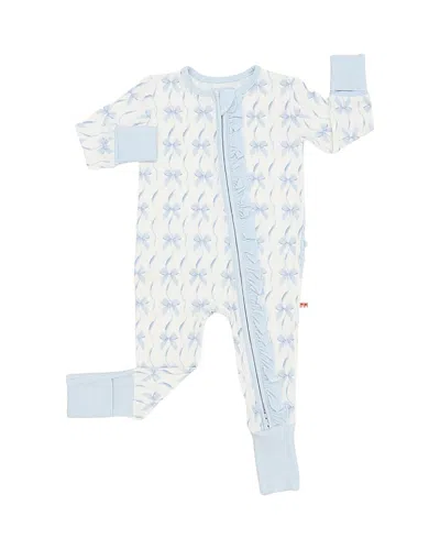 Petite Hailey Girls' Bamboo Zipper Romper - Baby In Multi