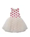Petite Hailey Girls Heart Tutu Dress - Little Kid, Big Kid In Red