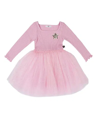 Petite Hailey Girls' Lilia Star Tutu Dress- Little Kid, Big Kid In Multi