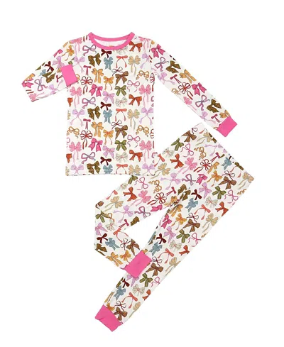 Petite Hailey Girls' Long Sleeve Pants Set - Little Kid, Big Kid In Multi