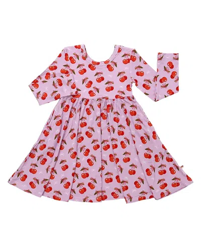 Petite Hailey Girls' Long Sleeve Twirl Dress - Little Kid, Big Kid In Multi