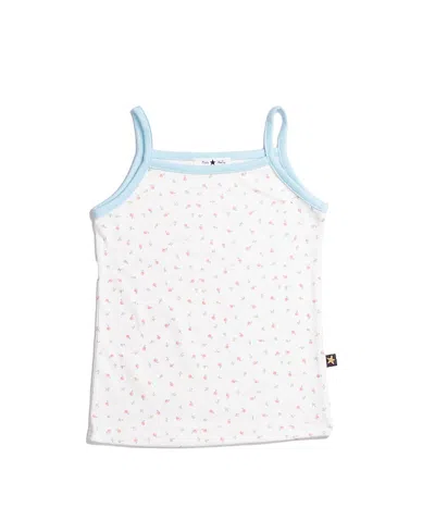 Petite Hailey Girls' Olivia Flower Tanktop - Little Kid, Big Kid In White