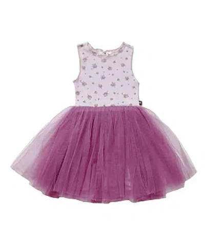 Petite Hailey Girls' Vintage-like 4 Tutu Dress - Little Kid, Big Kid In Lily Purple