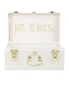 Petite Keep Mr. & Mrs. Mini Bridal Trunk In White