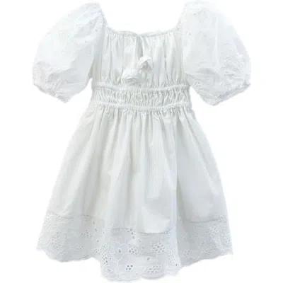 Petite Maison Babies'  Kids Blanca Cotton Dress In White