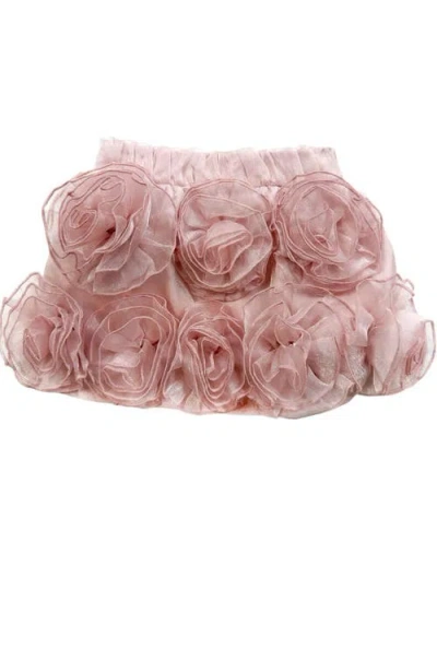 Petite Maison Kids Vivian Dusty Pink Organza Skirt