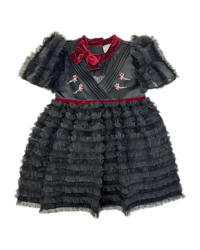 Petite Maison Kids' Kylie Dress In Black