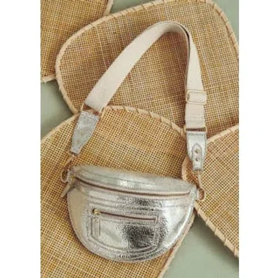 Petite Mendigote Banana Sana Bag In Metallic