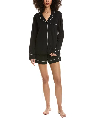 Petite Plume 2pc Top & Short Set In Black