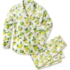 Petite Plume Amalfi Mulberry Silk Pajamas In White