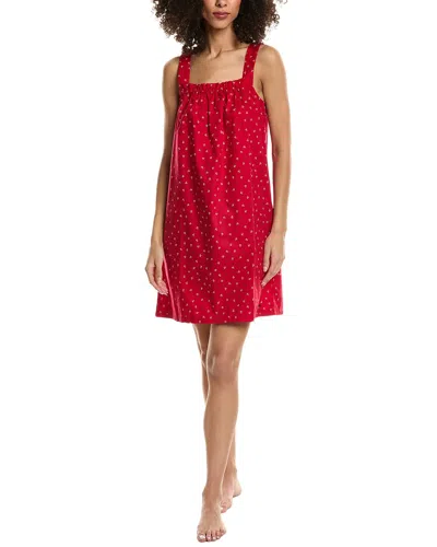 Petite Plume Annabelle Nightgown In Red