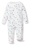 PETITE PLUME PETITE PLUME APRÈS SKI FITTED ONE-PIECE COTTON FOOTIE PAJAMAS