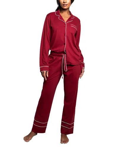 PETITE PLUME ASTAIRE LUXE PIMA COTTON PAJAMA SET