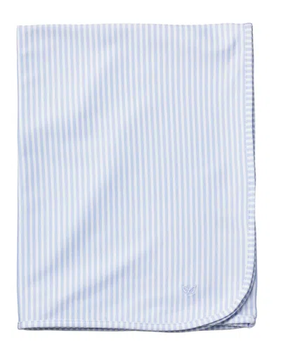 Petite Plume Baby Blanket In Blue