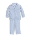 Petite Plume Boys' Seersucker Pajama Set - Baby, Little Kid, Big Kid In Blue