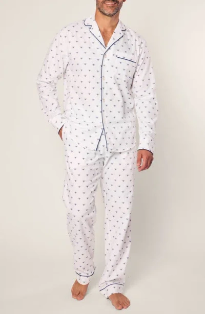 Petite Plume Buzzing Bees Cotton Pajamas In White