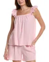 Petite Plume Celeste Top In Pink