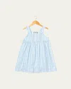 Petite Plume Girls' Charlotte Gingham Nightgown - Baby, Little Kid, Big Kid In Blue