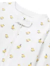 Petite Plume Chick-print Pima Romper In Multi