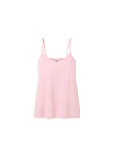 Petite Plume Cotton Maternity Tank Top In Pink